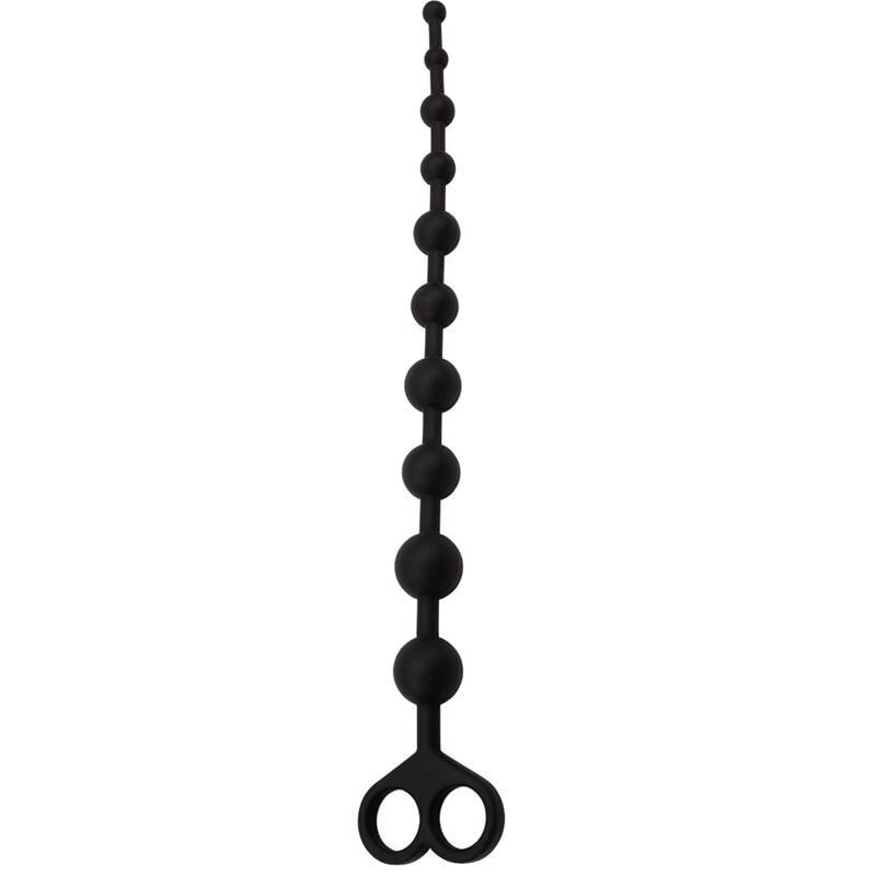 Плаг или анальная пробка CHISA Boyfriend Beads 30.8 x 2.4 cm Silicone Black
