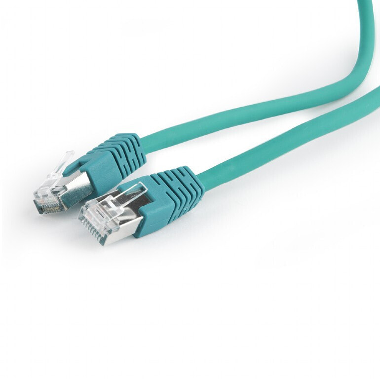 Gembird PP6A-LSZHCU-G-1.5M - 1.5 m - Cat6a - S/FTP (S-STP) - RJ-45 - RJ-45