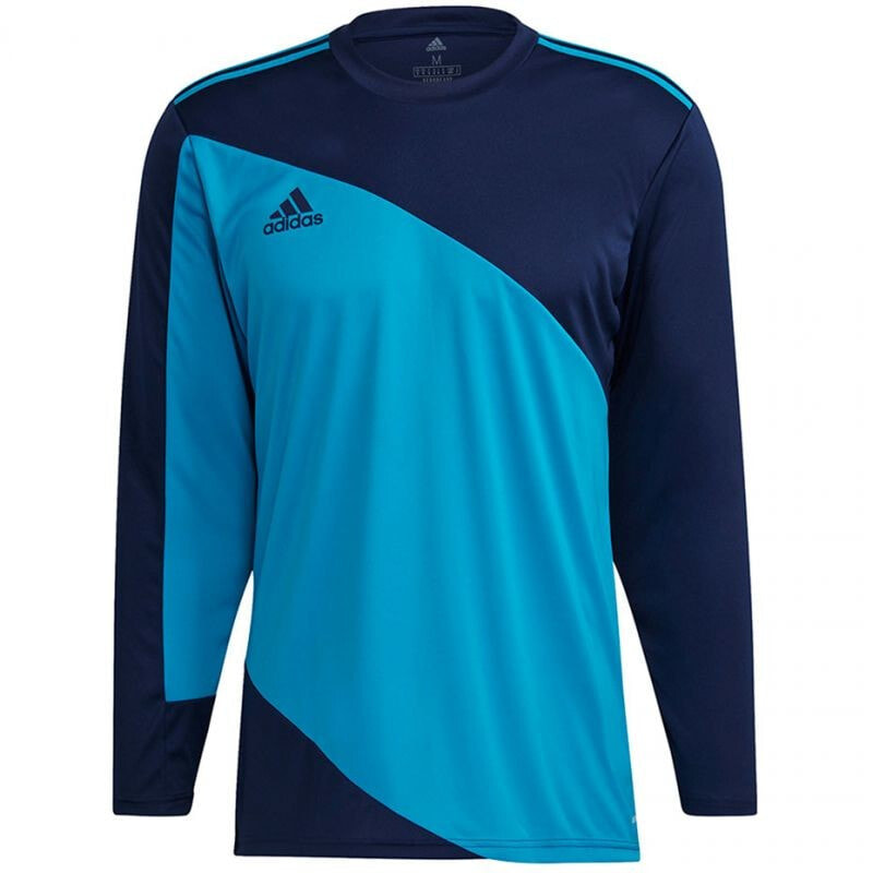 Мужской спортивный лонгслив с длинным рукавом синий  с логотипом Adidas Squadra 21 Goalkeeper Jersey M GN6944