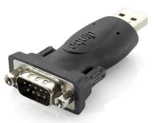 Equip 133382 кабельный разъем/переходник USB A RS-232 Черный