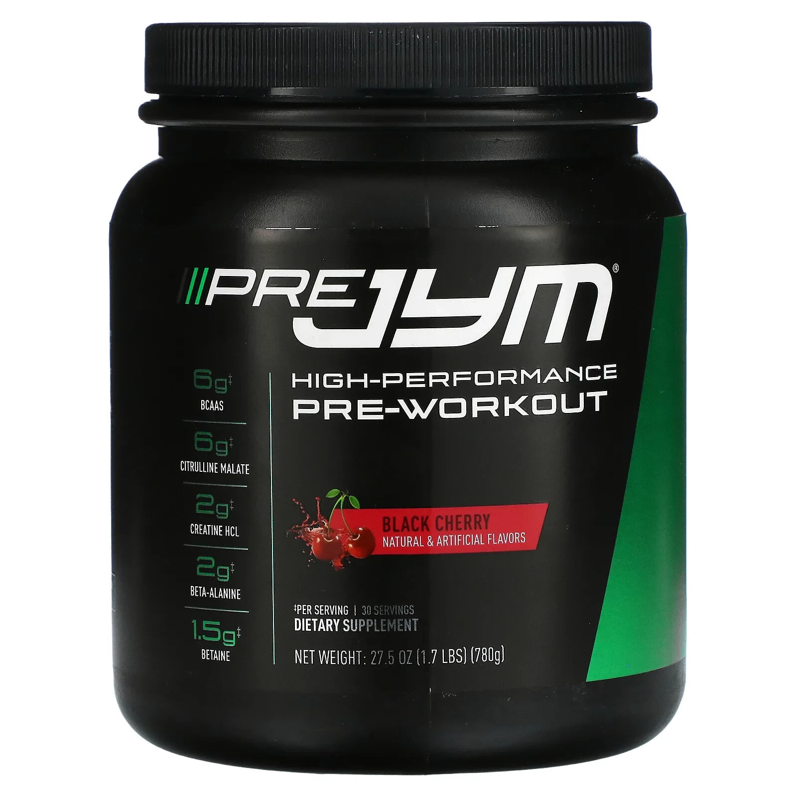 Pre JYM, High Performance Pre-Workout, Rainbow Sherbet, 1.2 lbs (540 g)