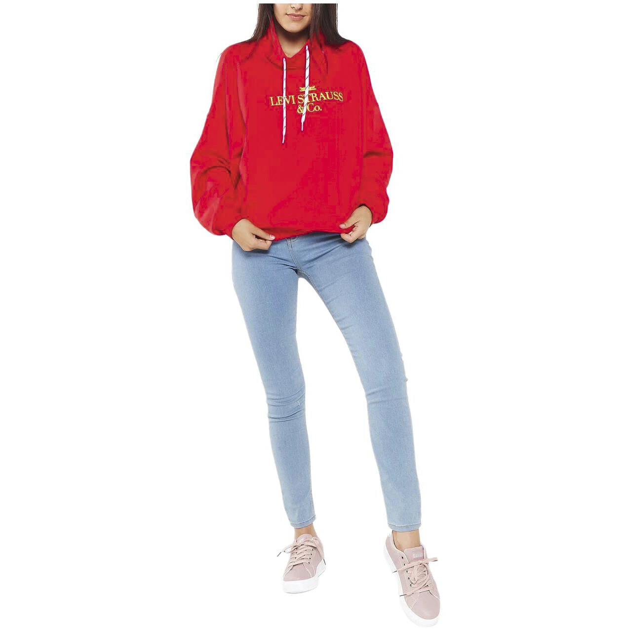 Levis Sweatshirts Women's Red