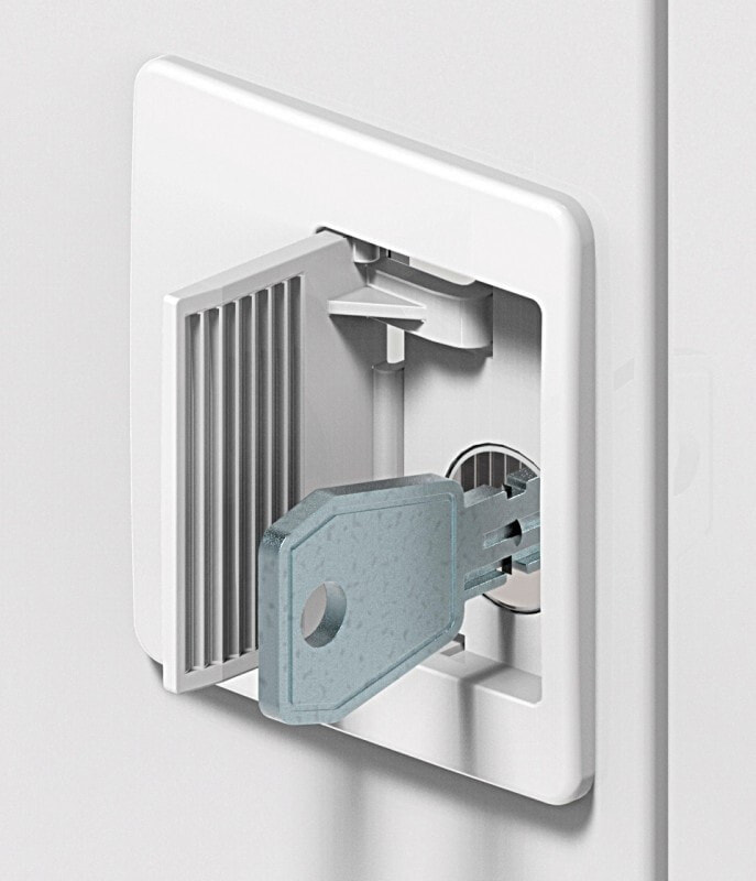 Onnline Lock with keys for MSF MT switchgear, white 2000-10