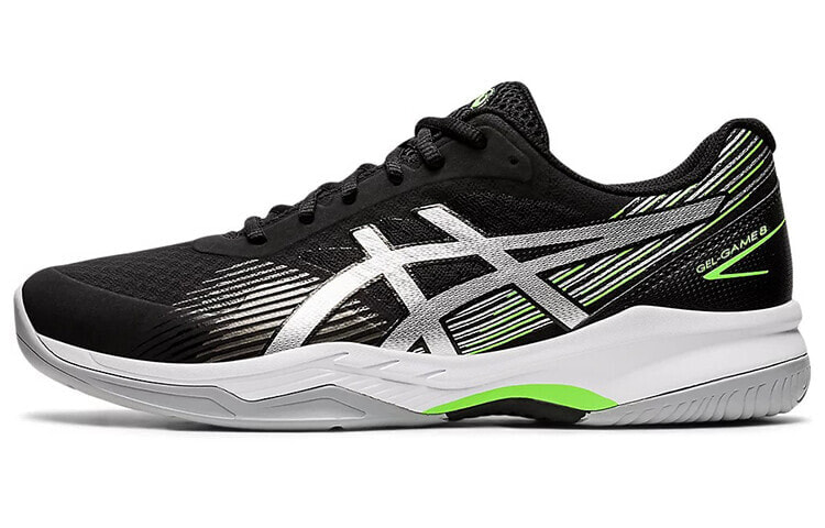 Asics Gel-Game 8 耐磨防滑 低帮 跑步鞋 男款 黑银 运动 / Кроссовки Asics Gel-Game 8 1041A192-004