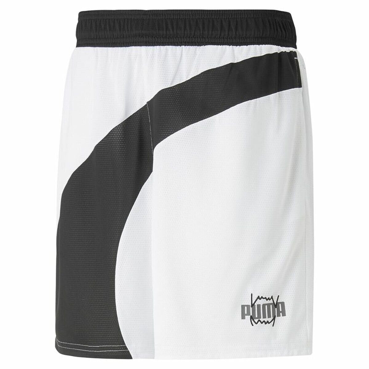 Men's Basketball Shorts Puma Flare White