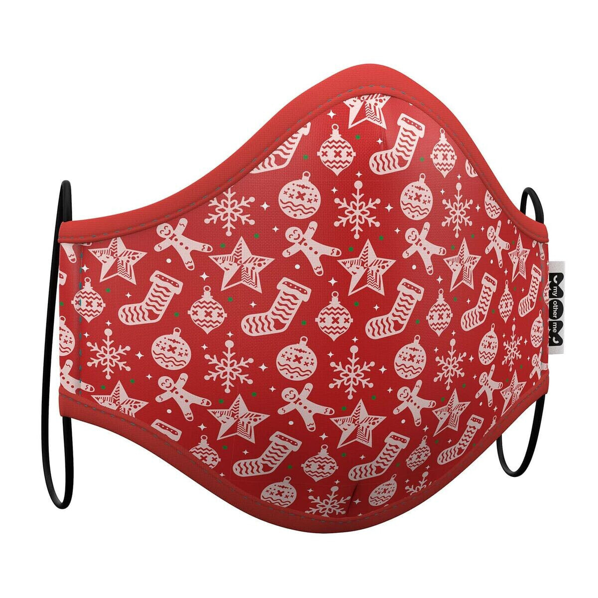 Hygienic Face Mask My Other Me Red Christmas Adults