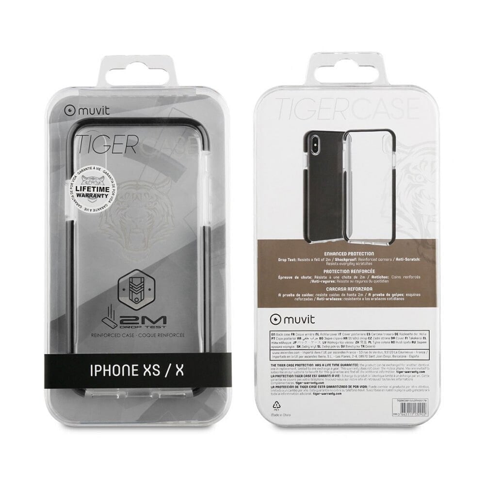 MUVIT Soft Case Shockproof 2m iPhone XS/X