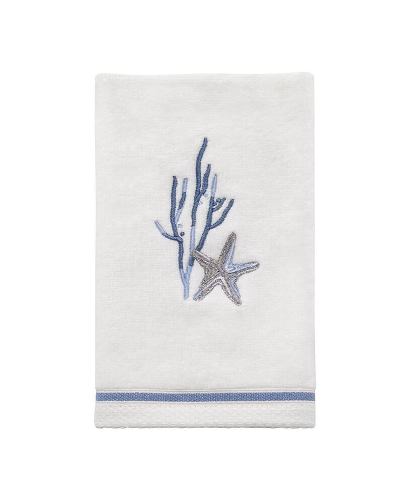 Avanti abstract Coastal Seashells & Coral Hand Towel, 16