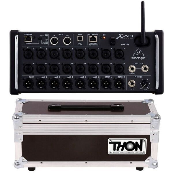 Behringer X Air XR18 Thon Case Bundle