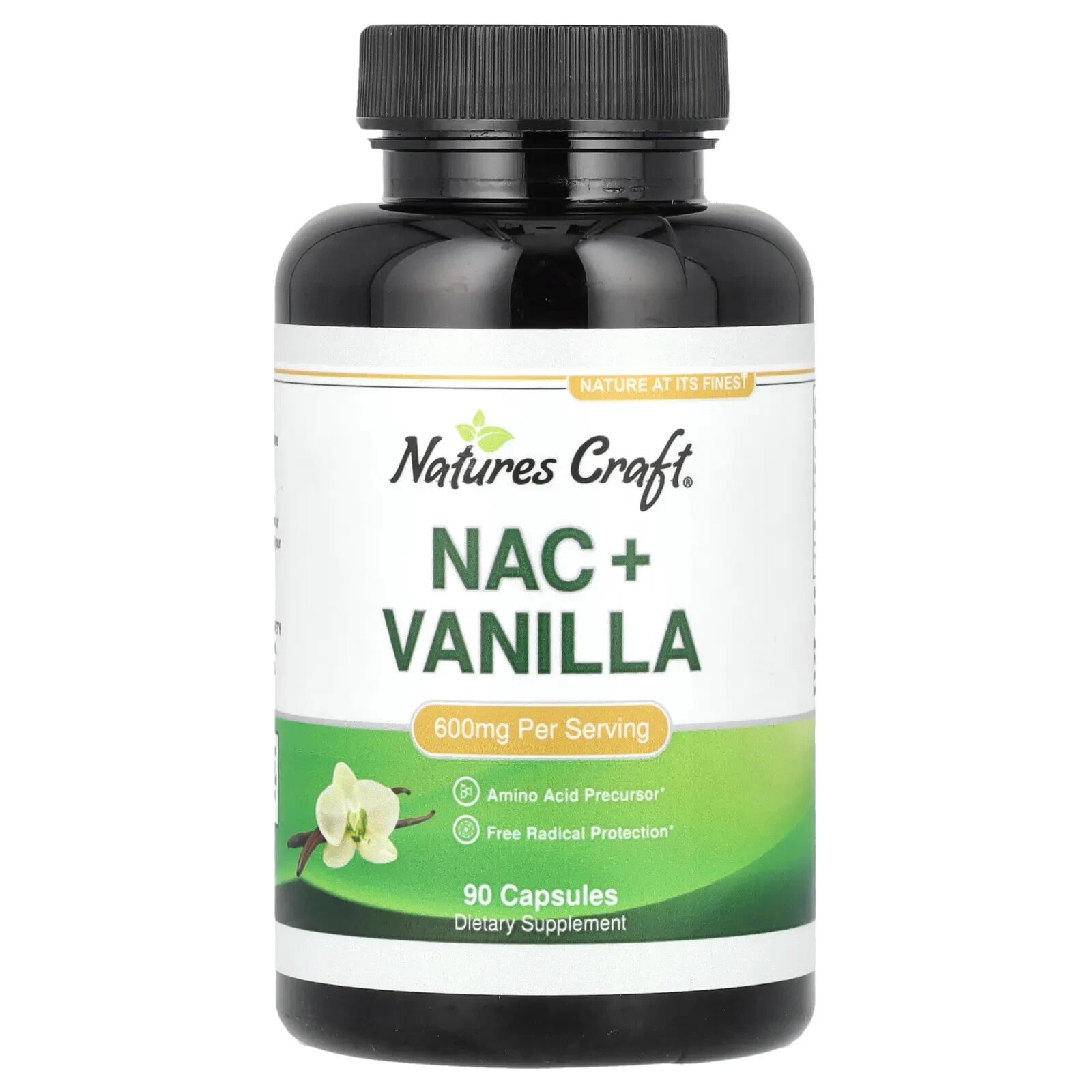 NAC + Vanilla, 90 Capsules