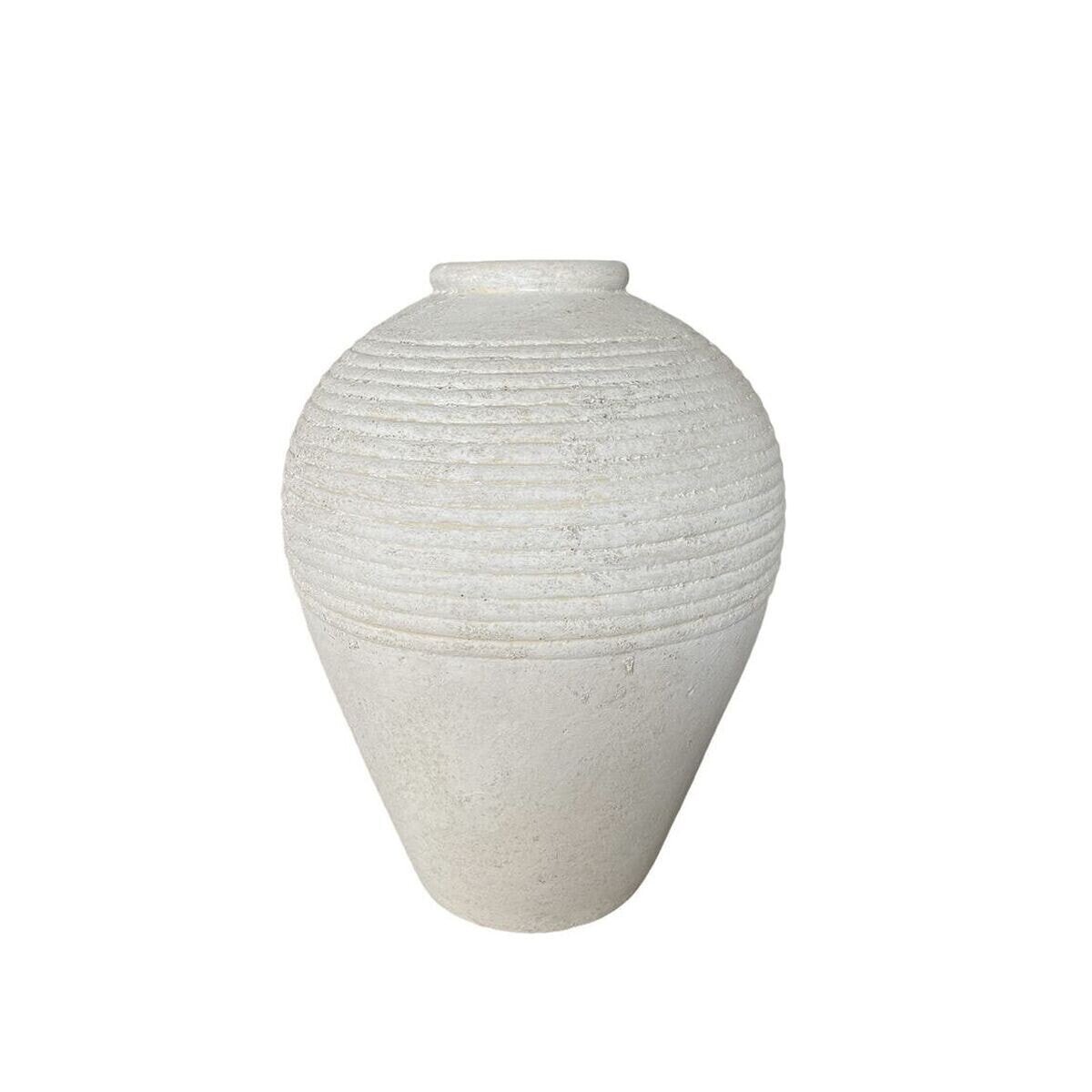 Vase Romimex White Terracotta 40 x 50 x 40 cm