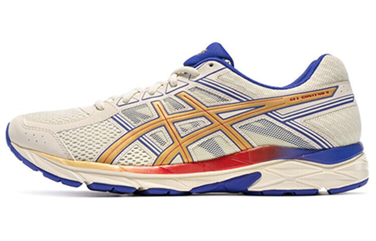 Asics Gel-Contend 4 复古百搭 休闲 减震耐磨 低帮 跑步鞋 男款 米黄 / Кроссовки Asics Gel-Contend 4 T8D4Q-116