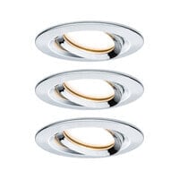 PAULMANN 936.84 - Recessed lighting spot - 1 bulb(s) - LED - 2700 K - 425 lm - Chrome