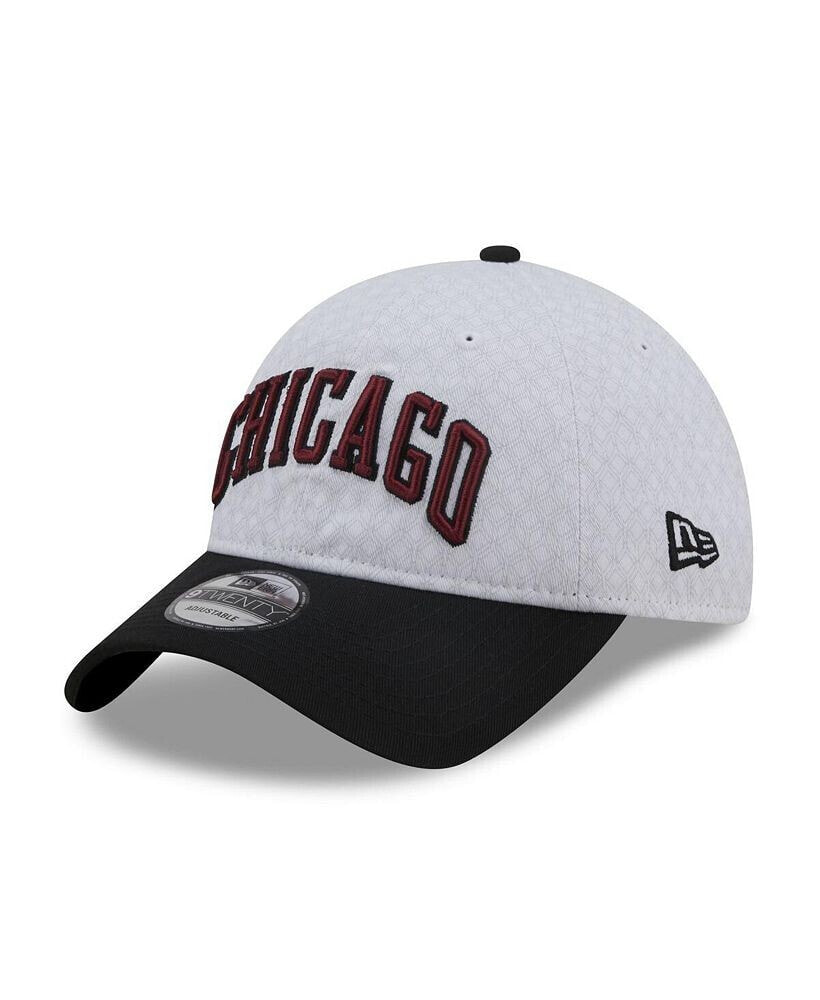 New Era men's White Chicago Bulls 2022/23 City Edition Official 9TWENTY Adjustable Hat