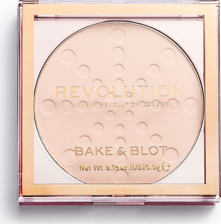 Makeup Revolution Bake & Blot Pressed Powder Banana Deep 5.5g