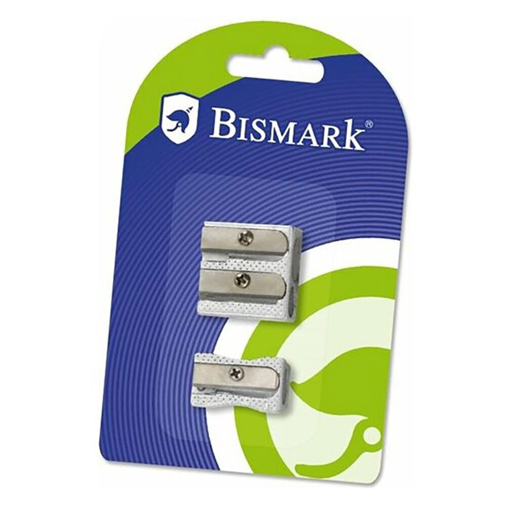 BISMARK Metallic Pencil Sharpener 2 Units