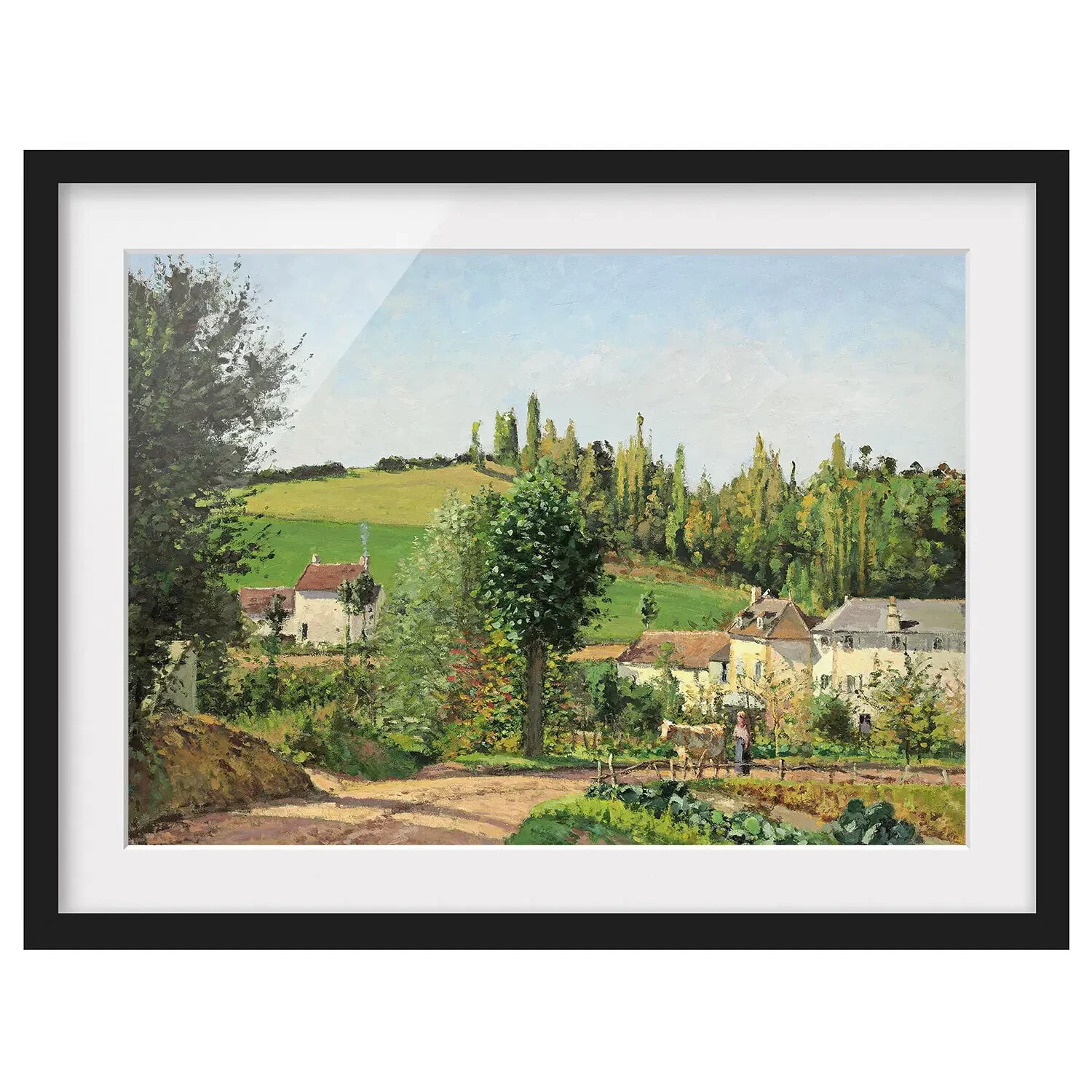 Bild Camille Pissarro Kleines Dorf II