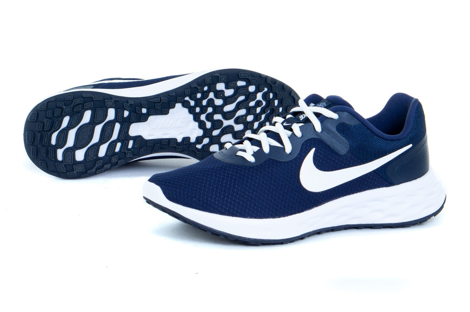 Мужские кроссовки синие тканевые низкие Nike