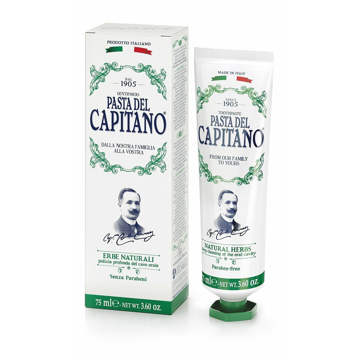 Зубная паста Pasta Del Capitano Natural Herbs 75 ml