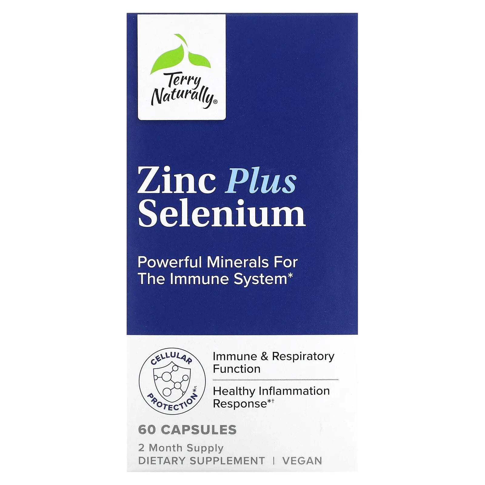 Zinc Plus Selenium, 60 Capsules