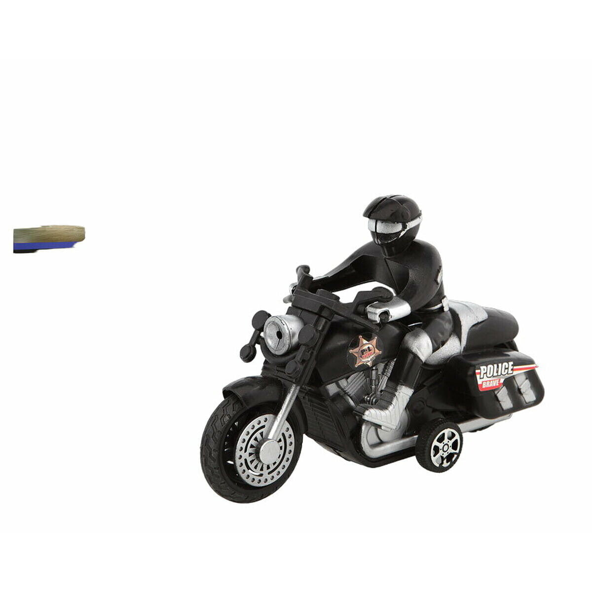 Police Motorbike 18 x 12 cm