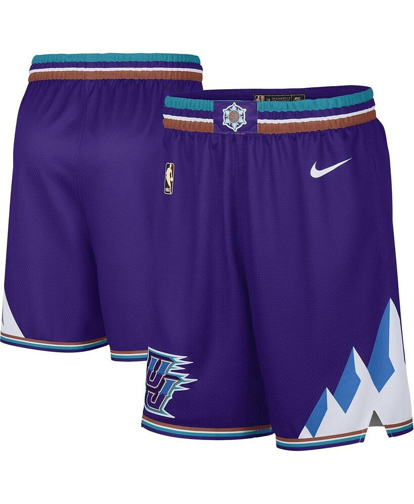 Nike men's Purple Utah Jazz 2022/23 Classic Edition Swingman Performance Shorts