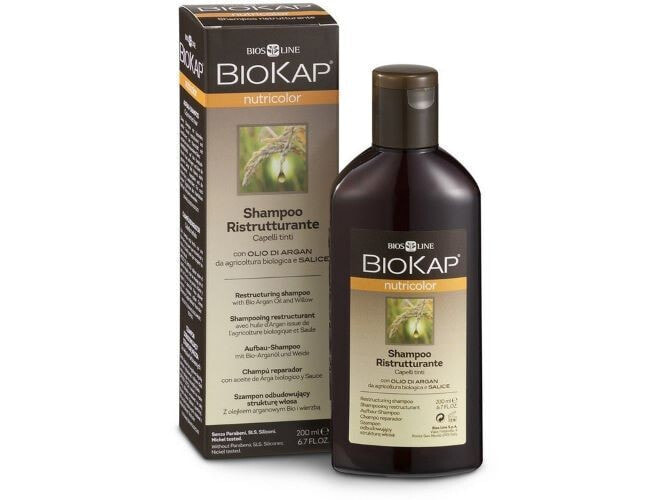 BioKap Nutricolor Renewing Shampoo Бессульфатный восстанавливающий шампунь с маслами эвкалипта и розмарина 250 мл