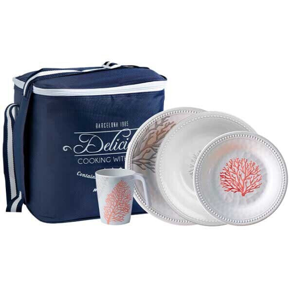 MARINE BUSINESS Mare Coral 16 Pieces Tableware Set