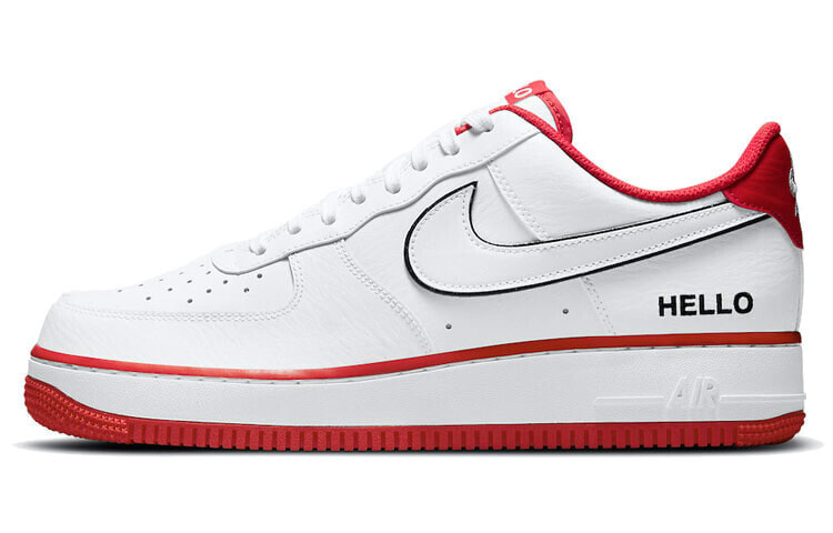 Nike Air Force 1 Low 07 Lx ''Hello'' 空军一号 低帮 板鞋 男女同款 红白 / Кроссовки Nike Air Force 1 Low 07 Lx ''Hello'' CZ0327-100