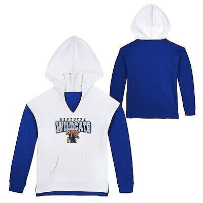 NCAA Kentucky Wildcats Girls' Hooded Sweatshirt - M