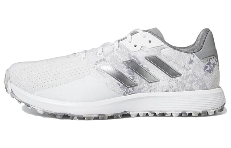 adidas S2G SL 23 减震防滑耐磨 低帮 高尔夫球鞋 白灰 / Мужские кроссовки adidas S2G SL Wide Golf Shoes (Белые)