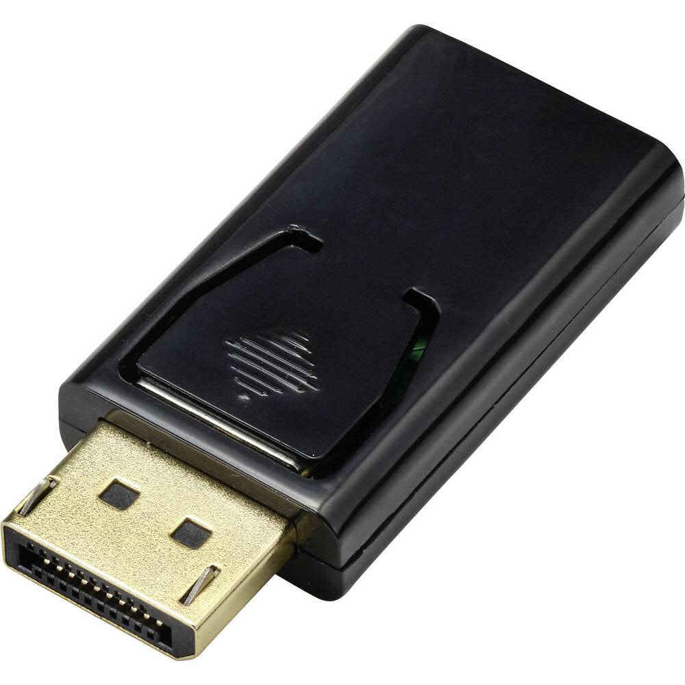 Компьютерный разъем или переходник Renkforce RF-4746622. Connector 1: DisplayPort, Connector 2: HDMI, Connector 1 gender: Male. Quantity per pack: 1 pc(s)