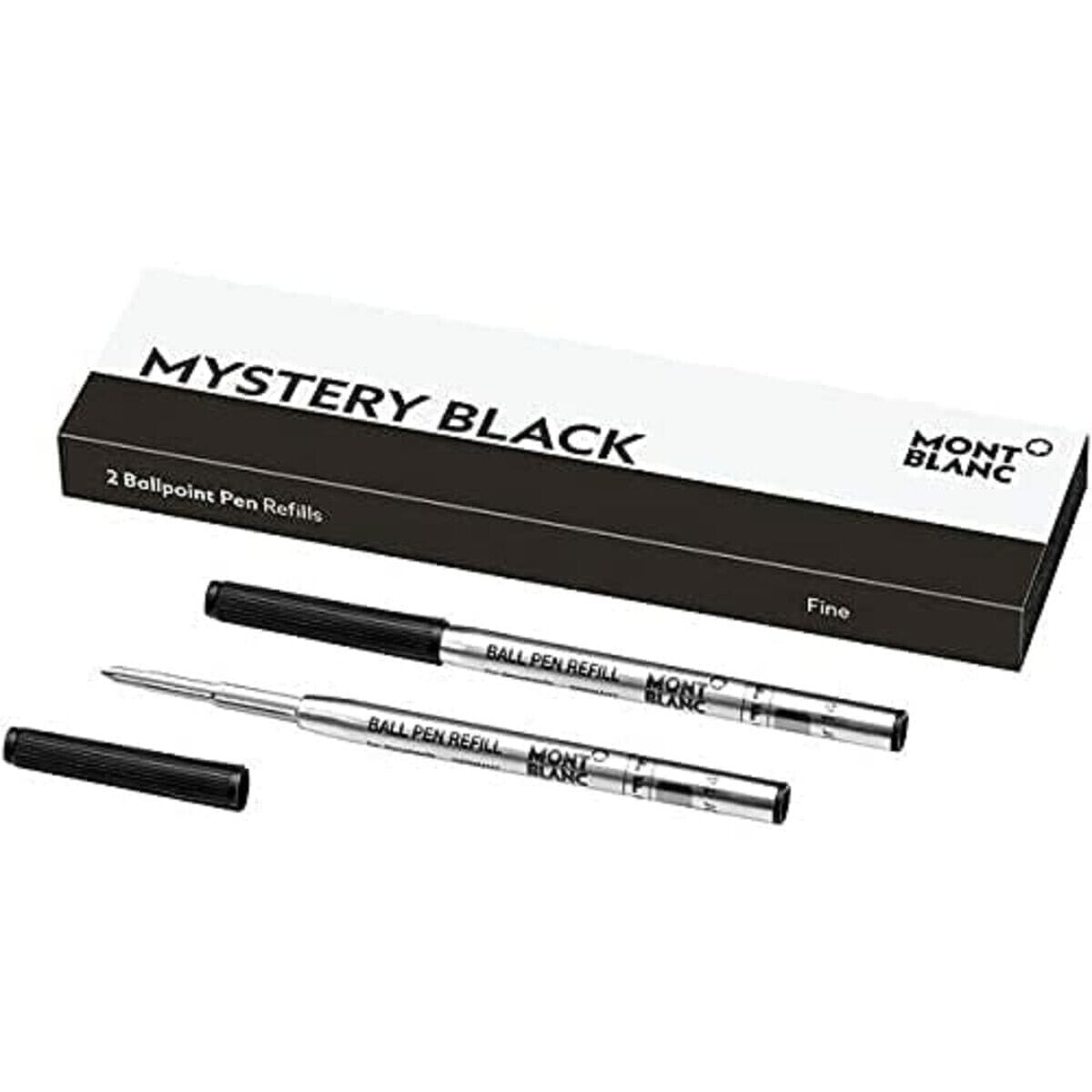 Refill for ballpoint pen Montblanc 128210 Black (2 Units)