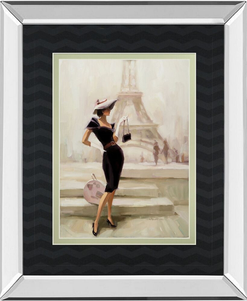 Love, From Paris by Steve Henderson Mirror Framed Print Wall Art, 34