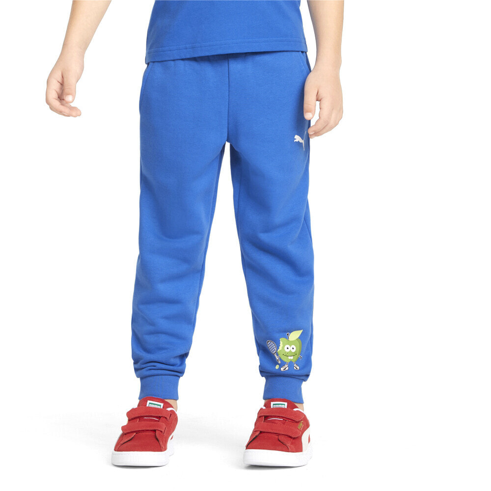 Puma Fruitmates Sweatpants Tr Cl Boys Blue Casual Athletic Bottoms 847317-67