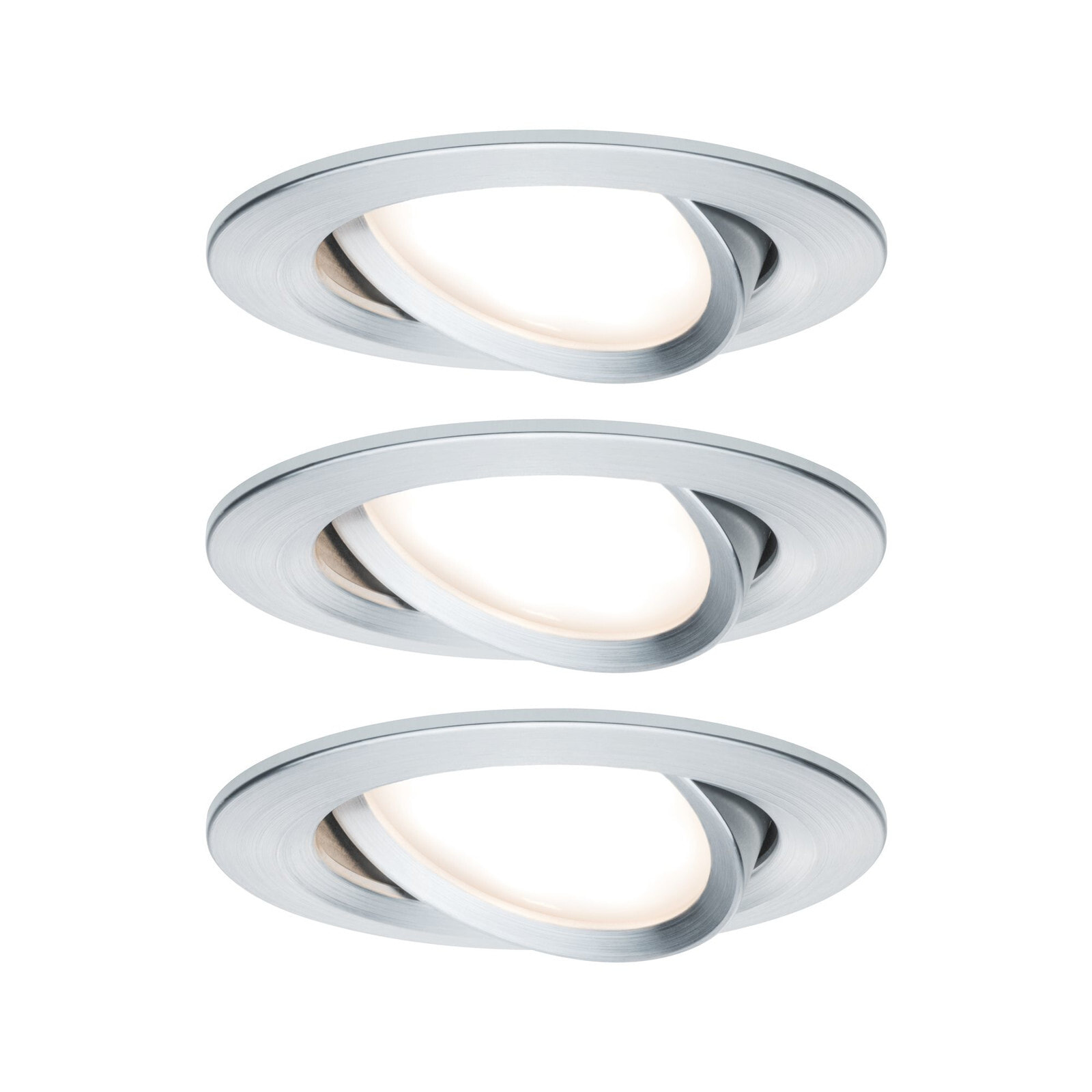 Комплект встраиваемых светодиодных светильников Paulmann Premium Slim Coin 93903 LED 3x6.8W