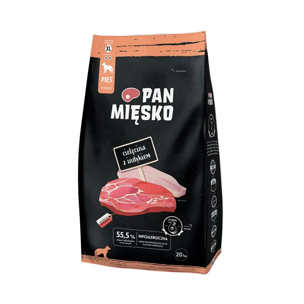 PAN MEAT Mr. Meat veal with turkey dog food 20kg