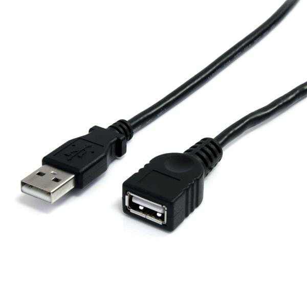 StarTech.com USBEXTAA10BK USB кабель 3 m 2.0 USB A Черный