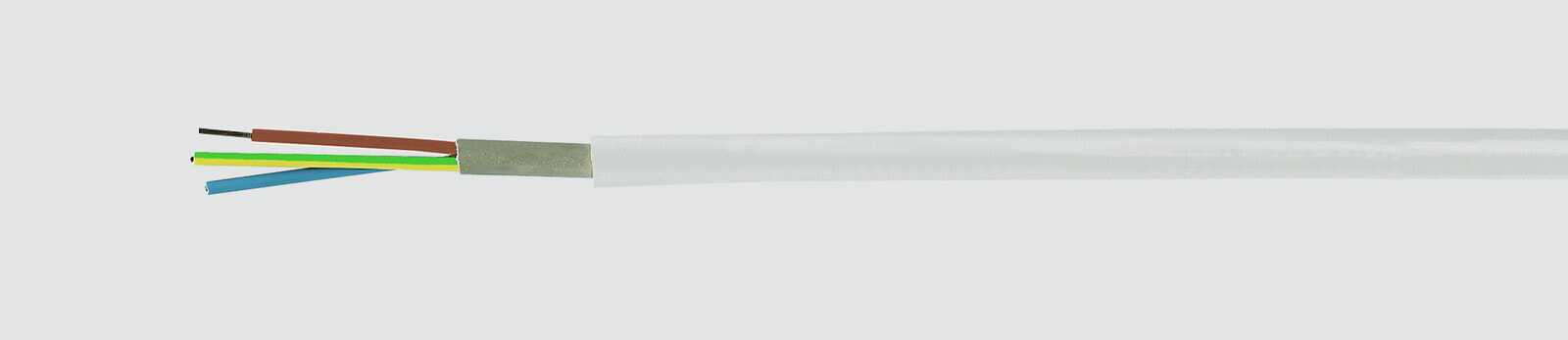 Helukabel 39057 - Low voltage cable - Grey - Polyvinyl chloride (PVC) - Cooper - 2.5 mm² - 72 kg/km