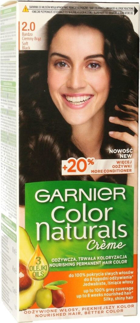 Краска для волос Garnier Krem koloryzujący do włosów Color Naturals Ciemny Brąz