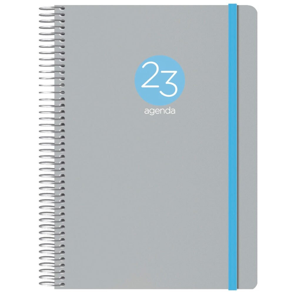 DOHE Agenda 2023 Day Spiral Page 15X21+Gray Rubber