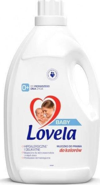 Lovela LOVELA_Baby hypoallergenic washing milk for baby and children's clothes, colors 1.45l