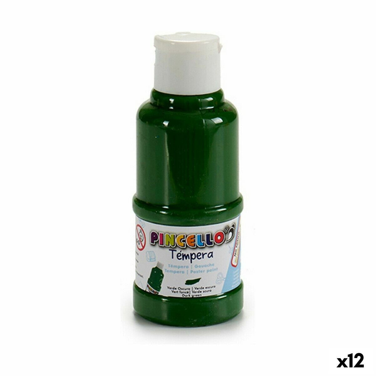 Краски 120 ml Темно-зеленый (12 штук)