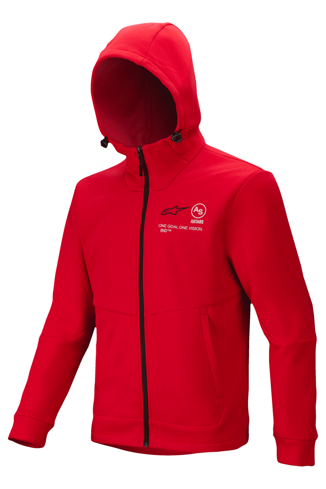 Fleece Endurojacke Alpinestars Racer Hellrot