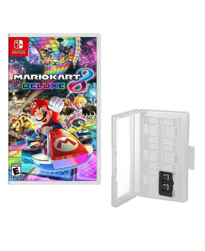 Nintendo mario Kart 8 Game and Game Caddy for Switch