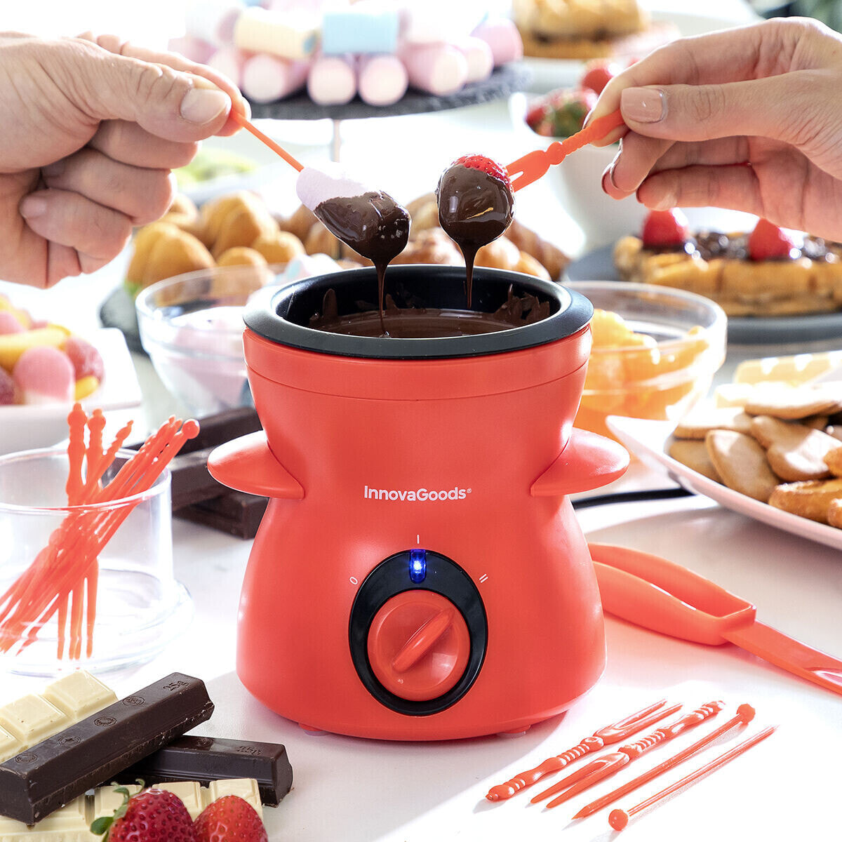 Chocolate Fondue with Accessories Fonlat InnovaGoods