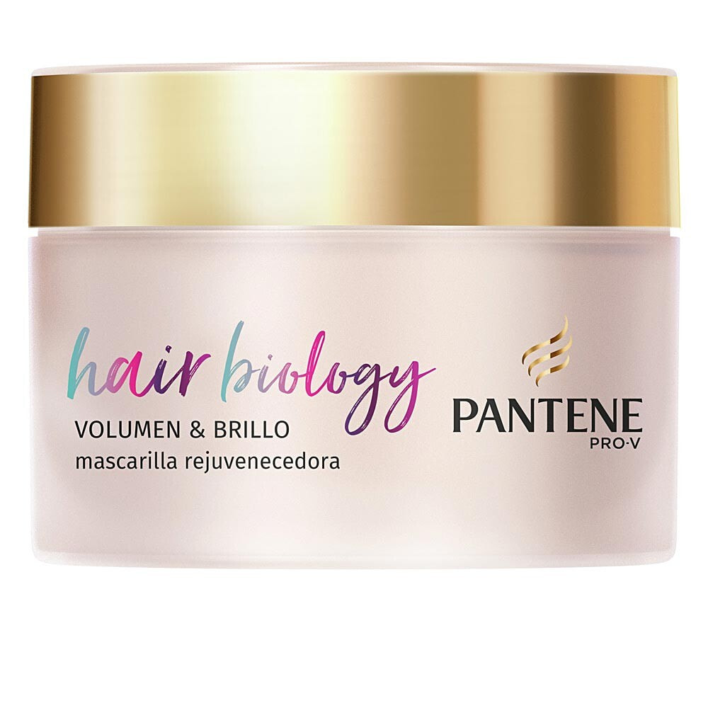 Pantene Hair Biology Volume & Shine Mask Омолаживающая маска для объема и блеска волос 160 мл