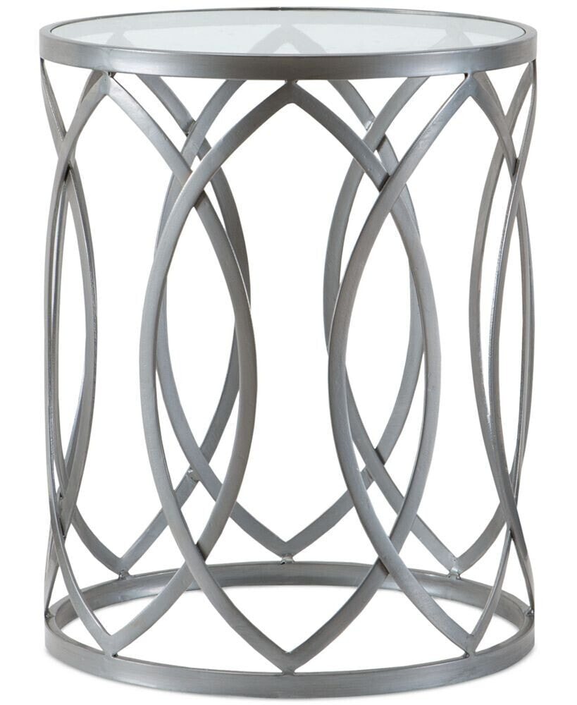 Madison Park arlo Metal Eyelet Accent Table