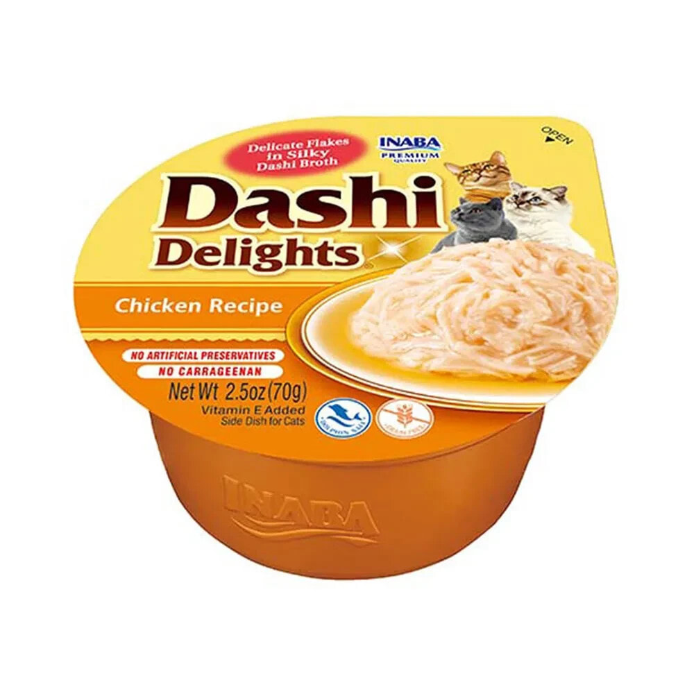 INABA Dashi Delights Chicken in broth cat treat 70g