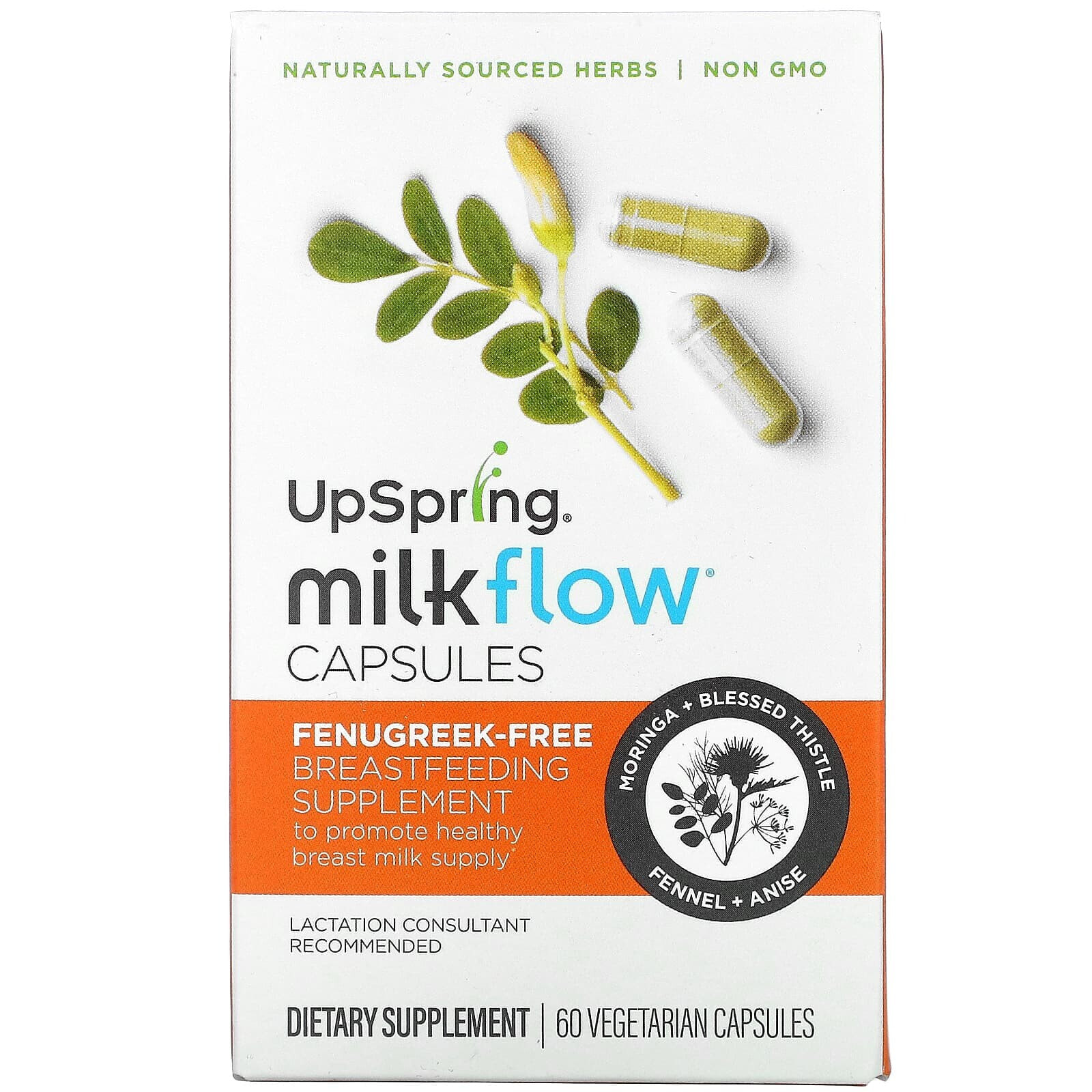 MilkFlow, 60 Vegetarian Capsules